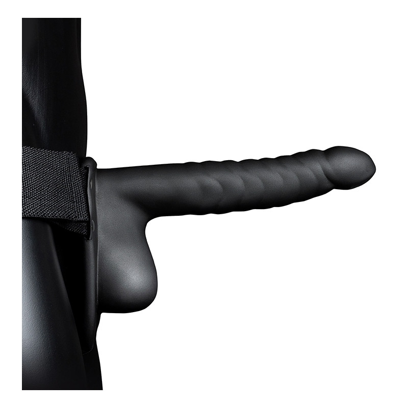 Ouch! Gode ceinture creux Hollow Strap Ribbed 16 x 4cm